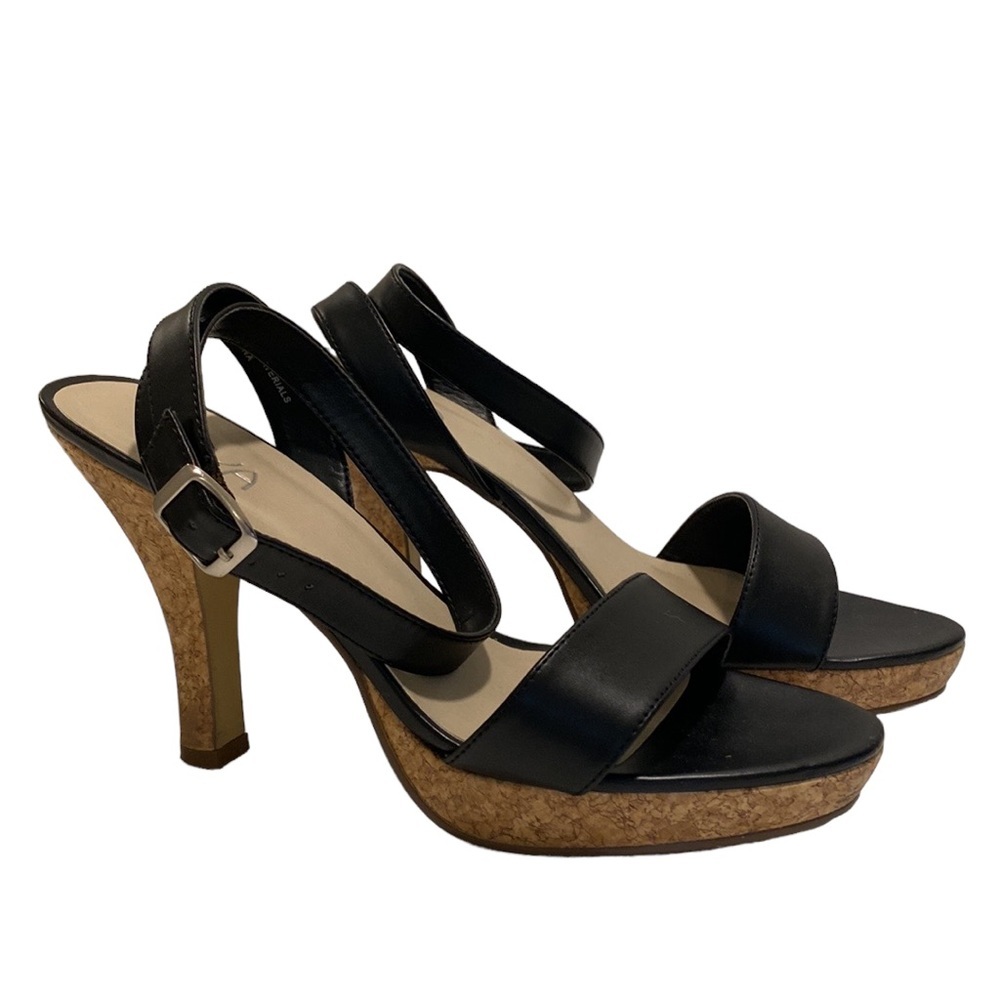 KAYA Platform Cork Dress Heels